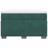 vidaXL Boxspring posteľ s matracom, tmavozelen&aacute; 120x190cm, zamat