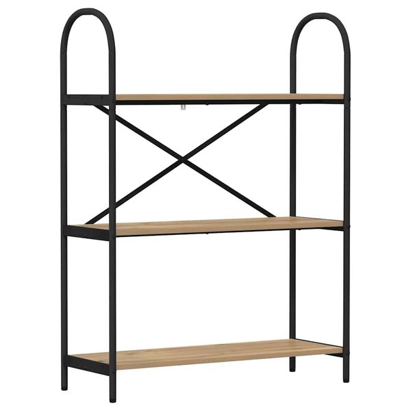 vidaXL Reg&aacute;l na knihy Remeseln&yacute; dub 80 x 30 x 109 cm Kompozitn&eacute; drevo