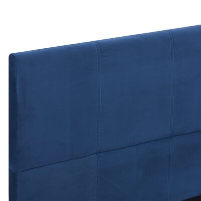 vidaXL Posteľný rám, modrý, látka 140x200 cm