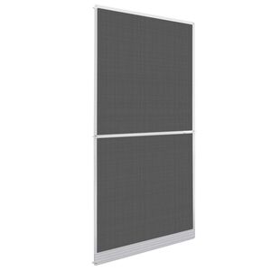 vidaXL Hinged Hmyzov&aacute; sieť Biela a čierna 100 x 215 cm