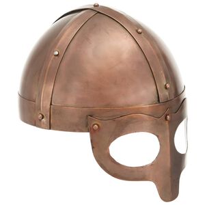 vidaXL Vikingsk&aacute; prilba pre LARP starožitn&aacute; replika meden&aacute; oceľ