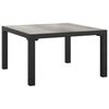 vidaXL Z&aacute;hradn&yacute; konferenčn&yacute; stol&iacute;k siv&yacute; 55x55x31 cm DPC a oceľ