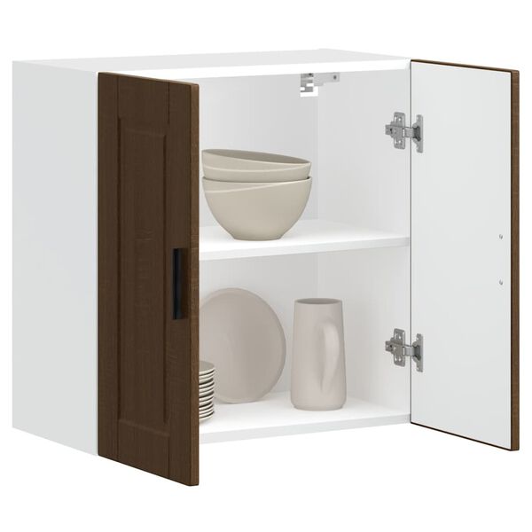 vidaXL Kuchynsk&aacute; n&aacute;stenn&aacute; skrinka Porto, hned&yacute; dub, kompozitn&eacute; drevo