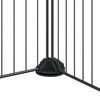 VidaXL 60-panelov&aacute; klietka pre dom&aacute;ce zvierat&aacute; čierna 35x35 cm oceľ
