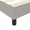 vidaXL Boxspring posteľ s matracom svetlosivá 100x200 cm látka