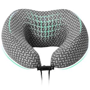 vidaXL Cestovn&yacute; krčn&yacute; vank&uacute;&scaron; Biely 30 x 28 x 14 cm Polyester