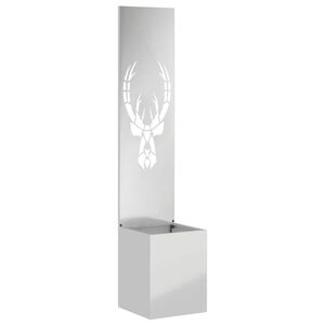 vidaXL Z&aacute;hradn&aacute; clona na s&uacute;kromie Strieborn&aacute; 32 x 32 x 150 cm