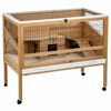 Kerbl Klietka pre mal&eacute; zviera Indoor Deluxe 115x60x92,5cm, drevo 82725