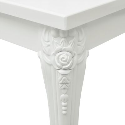vidaXL Konferenčný stolík vysoký lesk biely 100x50x42 cm kompoz. drevo