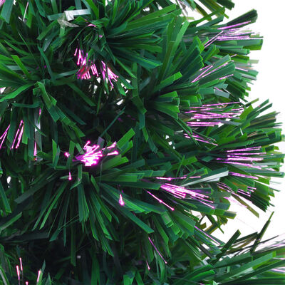 vidaXL Umelý vianočný stromček s optickým vláknom zelený 64 cm