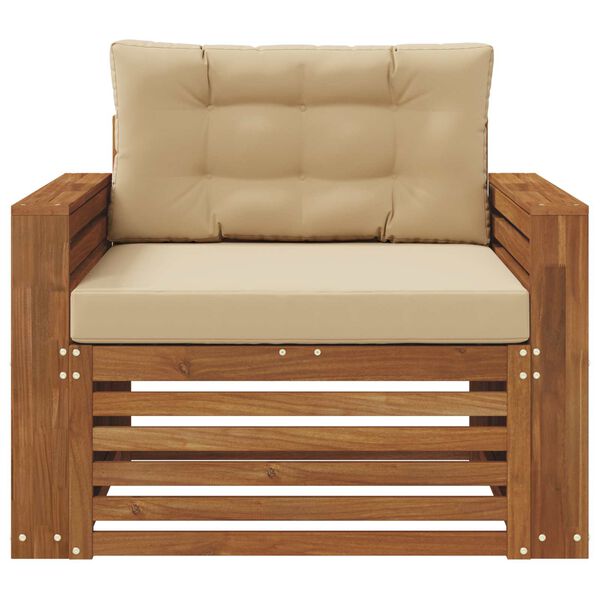 vidaXL Z&aacute;hradn&aacute; s&uacute;prava gaučov Mas&iacute;vne ak&aacute;ciov&eacute; drevo a polyester