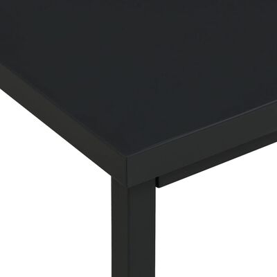 vidaXL Industriálny stôl so zásuvkami čierny 105x52x75 cm oceľ