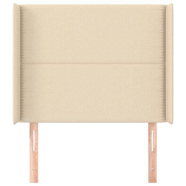 vidaXL Čelo postele so z&aacute;hybmi kr&eacute;mov&eacute; 93x16x118/128 cm l&aacute;tka