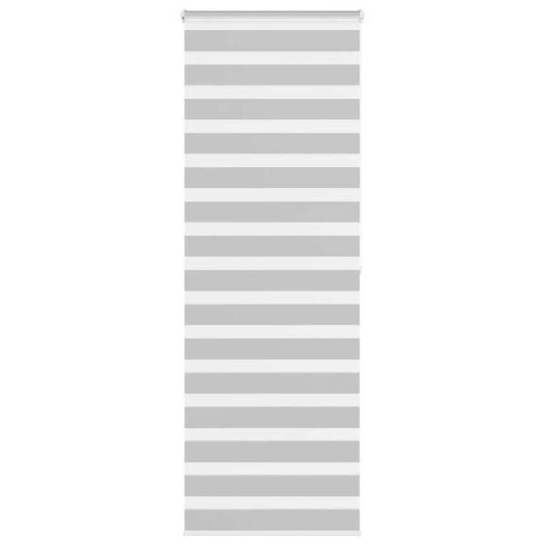 vidaXL Zebra roleta svetlosiv&aacute; 90x200 cm &scaron;&iacute;rka l&aacute;tky 85,9 cm polyester