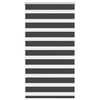 vidaXL Zebra roleta čierna 75x100 cm &scaron;&iacute;rka l&aacute;tky 70,9 cm polyester