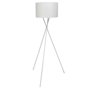 Stojaca lampa s vysok&yacute;m stojanom, biela