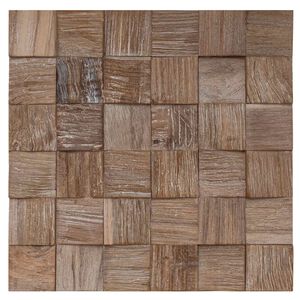 vidaXL Stenov&yacute; panel 11 ks Pr&iacute;rodn&aacute; 30 x 30 x 2 cm