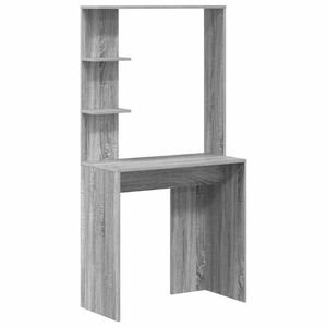 vidaXL St&ocirc;l Siv&yacute; Sonoma Kompozitn&eacute; drevo 78,5 x 37 x 154,5 cm