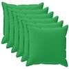 vidaXL Poťah na podložku 6 ks HOUTEN Zelen&aacute; 35 x 35 cm Polyester