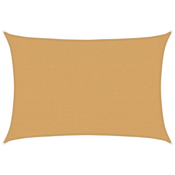 vidaXL Tieniaca plachta 160 g/m&sup2; obdĺžnik pieskov&aacute; 2,5x3,5 m HDPE