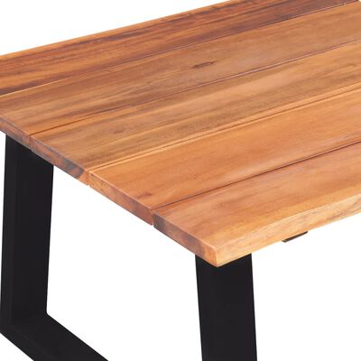 vidaXL Konferenčný stolík, masívne akáciové drevo, 110x60x40 cm