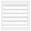 vidaXL Lamelov&eacute; dvierka na skrinku, biele 61,5x59,4 cm, borovica