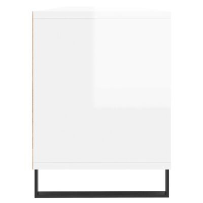 vidaXL TV skrinka lesklá biela 150x30x44,5 cm kompozitné drevo