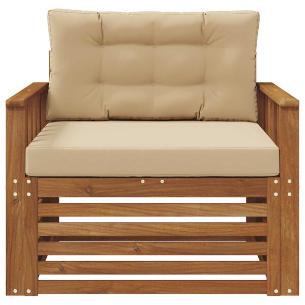 vidaXL Z&aacute;hradn&aacute; s&uacute;prava gaučov Mas&iacute;vne ak&aacute;ciov&eacute; drevo a polyester