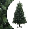 vidaXL Umel&yacute; Skl&aacute;pac&iacute; Vianočn&yacute; Stromček 150 cm PVC a kov Zelen&aacute;
