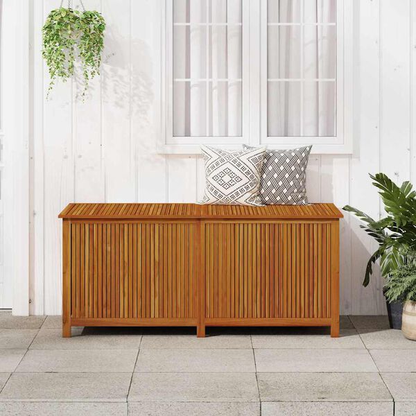 vidaXL Záhradný úložný box 175x80x75 cm akáciový masív