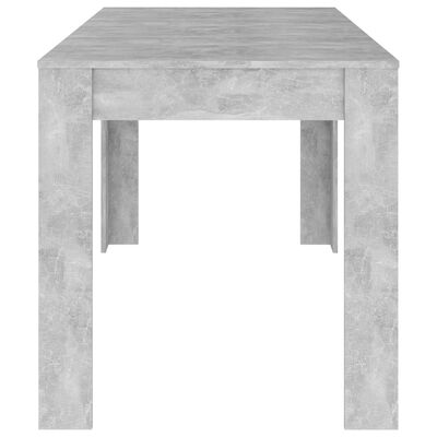 vidaXL Jedálenský stôl betónovo-sivý 140x74,5x76 cm drevotrieska