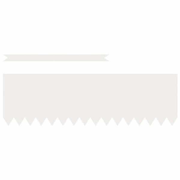 vidaXL Obrubn&iacute;k tr&aacute;vnika 50 pcs Biela 100 x 0.05 x 20 cm