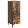 vidaXL Serv&iacute;rovacia skriňa Dymov&yacute; dub 33 x 34,5 x 89,5 cm