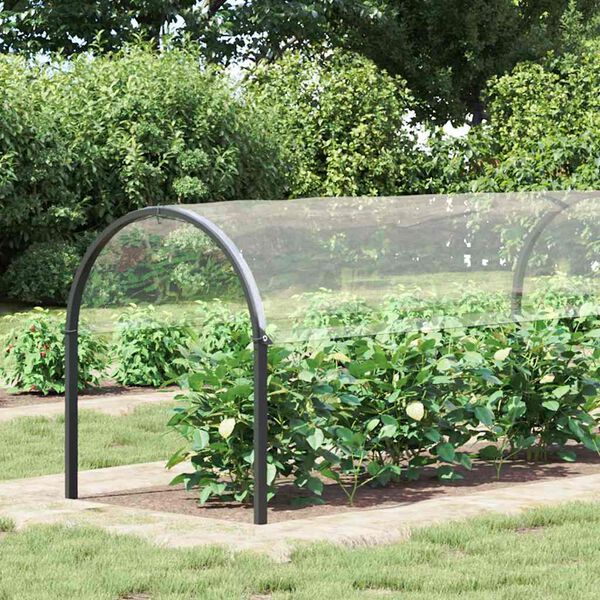 vidaXL Priehľadn&aacute; plachta s okami 2x8 m PVC