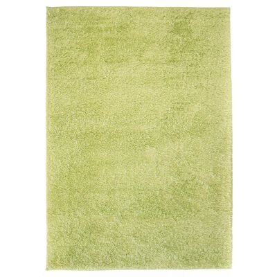 vidaXL Chlpatý koberec, 80x150 cm, zelený