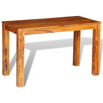 vidaXL Jedálenský stôl, drevený masív sheesham 120x60x76 cm