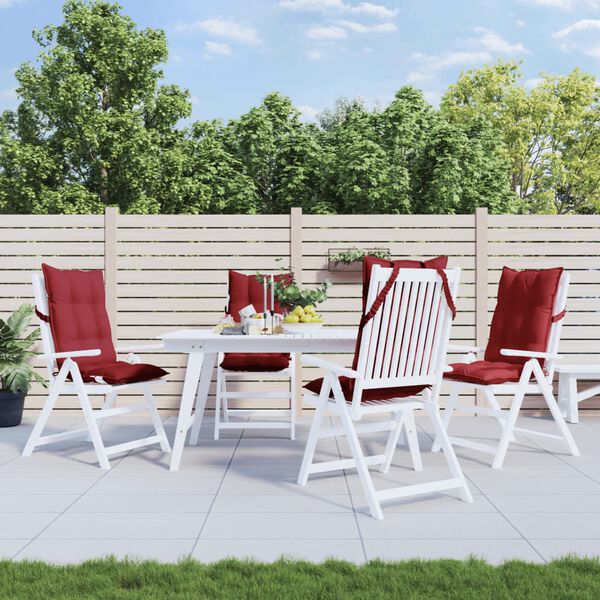 vidaXL Podu&scaron;ky na stoličky s vysok&yacute;m operadlom 4 ks v&iacute;nov&eacute; l&aacute;tka