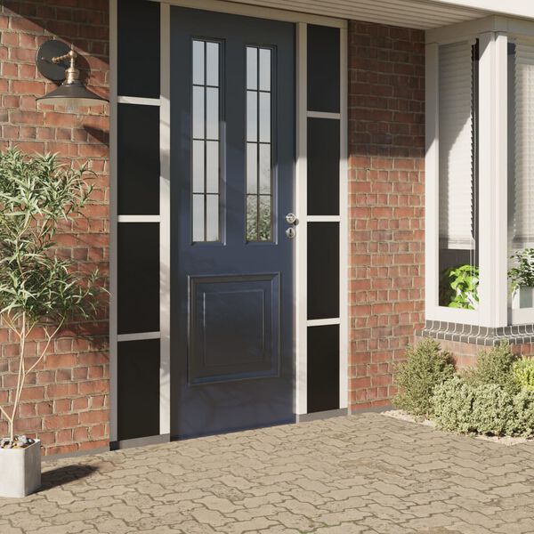 vidaXL Okenn&aacute; f&oacute;lia statick&aacute; matn&aacute; čierna 90x1000 cm PVC