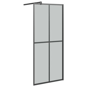 vidaXL Sprchov&aacute; z&aacute;stena 90 x 195 cm tmav&eacute; tvrden&eacute; sklo