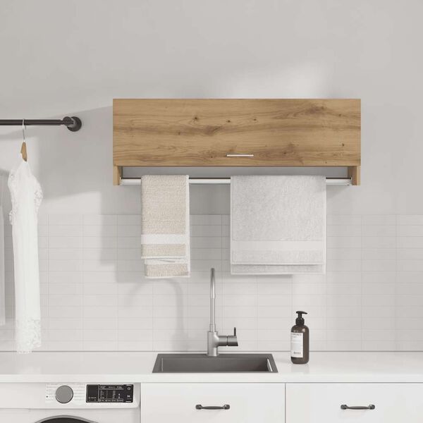 vidaXL skriňa Artisan Dub 100x32,5x35 cm Kon&scaron;trukcia dreva