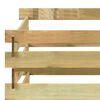 vidaXL Latkový záhradný kompostér 100x100x80 cm impregnovaná borovica