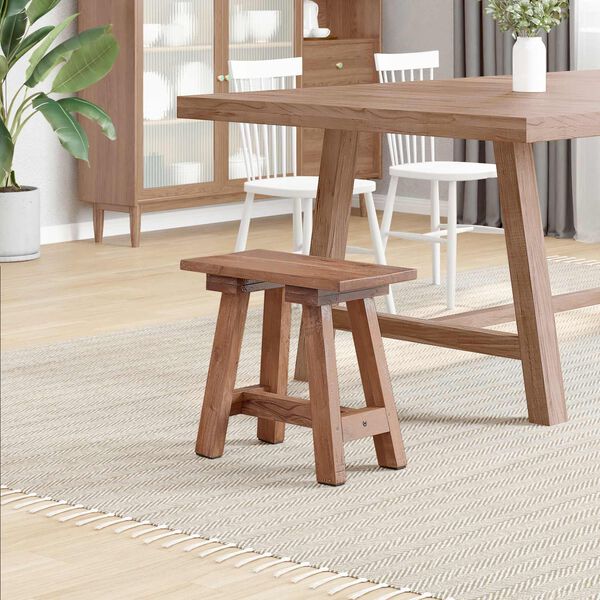 vidaXL lavička Prírodná 50 x 26 x 45 cm Mahagónové drevo