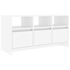vidaXL TV skrinka leskl&aacute; biela 102x37,5x52,5 cm drevotrieska