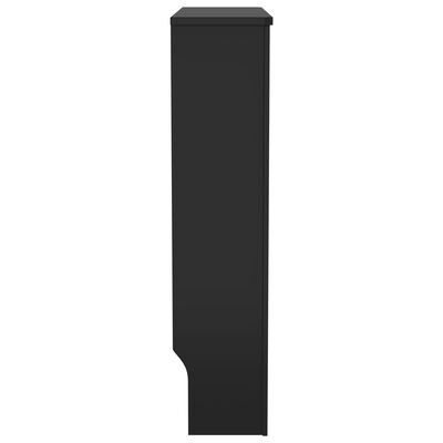 vidaXL Kryt na radiátor čierny 78 cm MDF