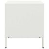 vidaXL Nočn&eacute; stol&iacute;ky 2 ks biele 35x39x43,5 cm oceľ