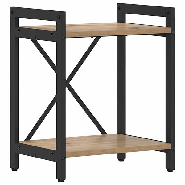 vidaXL Reg&aacute;l na knihy Remeseln&yacute; dub 40 x 30 x 50 cm Kompozitn&eacute; drevo