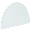 vidaXL Sklenen&aacute; doska krbu Priehľadn&aacute; 1000 x 600 mm Sklo