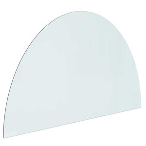 vidaXL Sklenen&aacute; doska krbu Priehľadn&aacute; 1000 x 600 mm Sklo