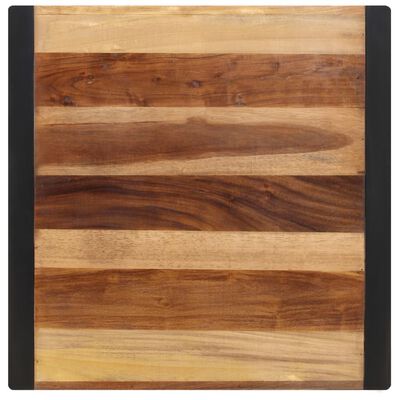vidaXL Jedálenský stôl 70x70x75 cm akáciové drevo so sheeshamovou úpravou