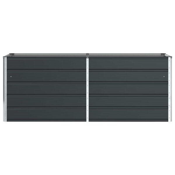 vidaXL Hrant&iacute;k Antracit 480 x 50 x 45 cm Pozinkovan&aacute; oceľ